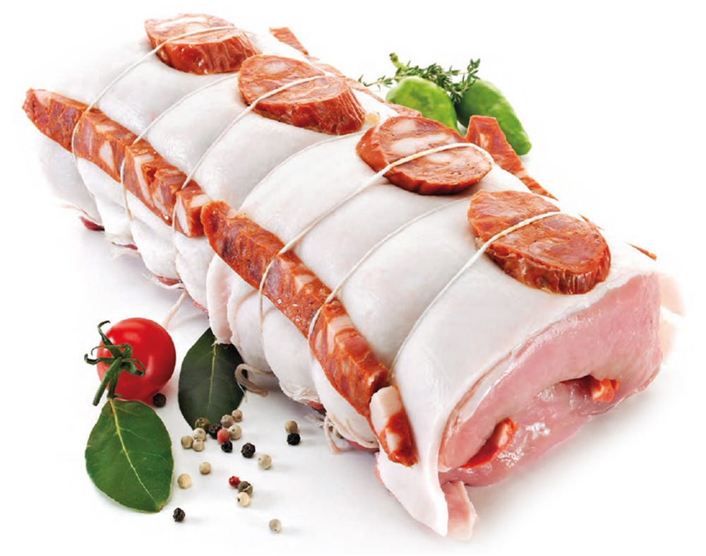 Roti Lombo Porco Recheado Chouriço Kg Auchan