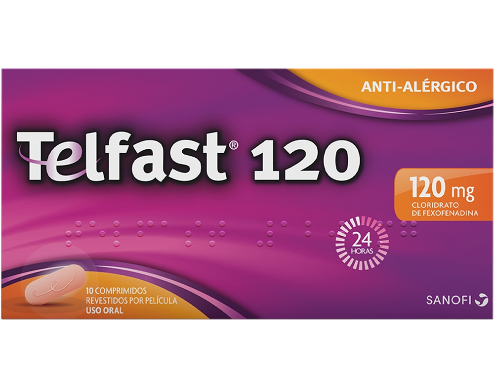 Comprimidos Telfast 120mg 10un