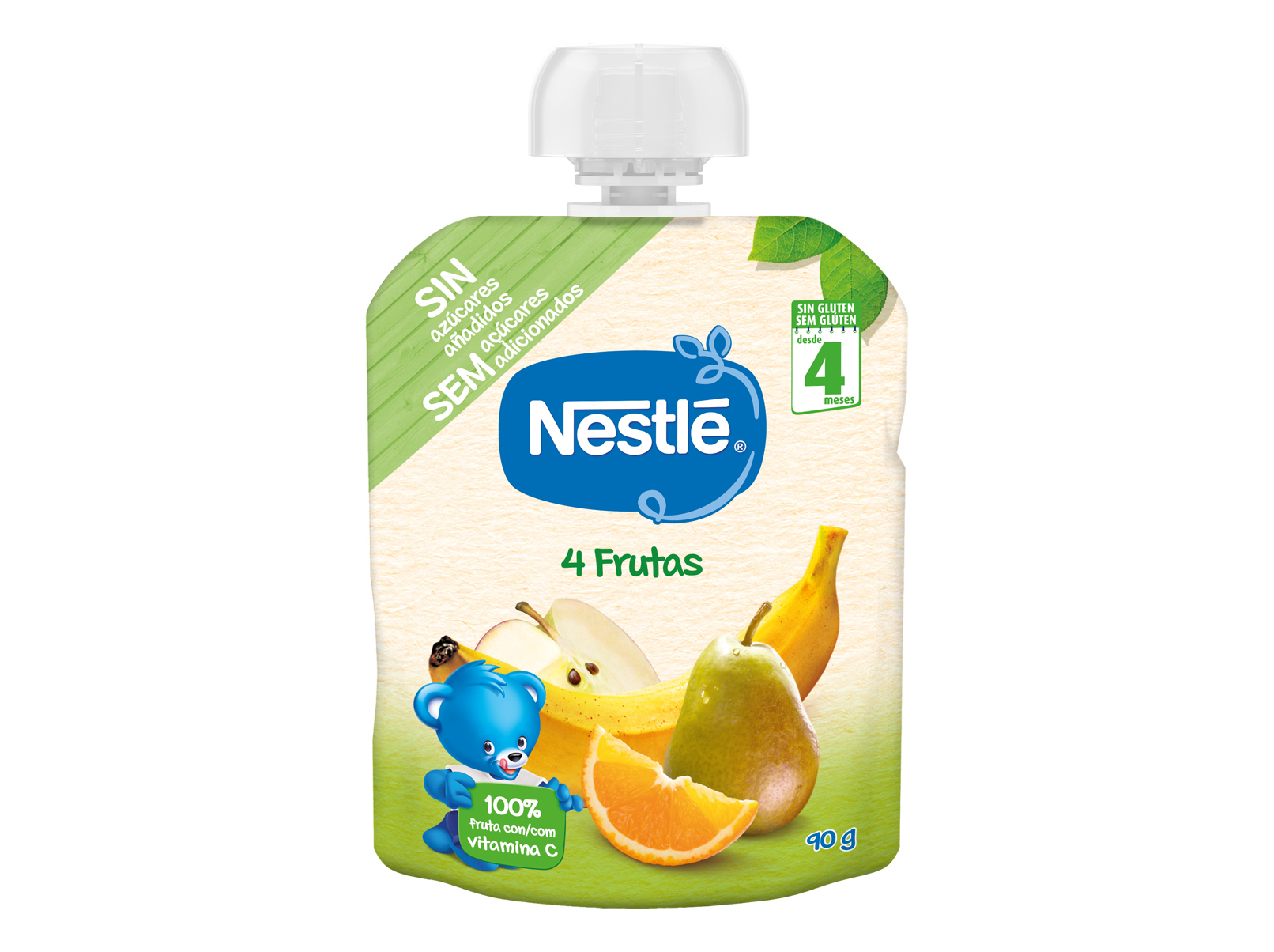 Pacotinho Fruta Nestlé 4 Frutas 90g