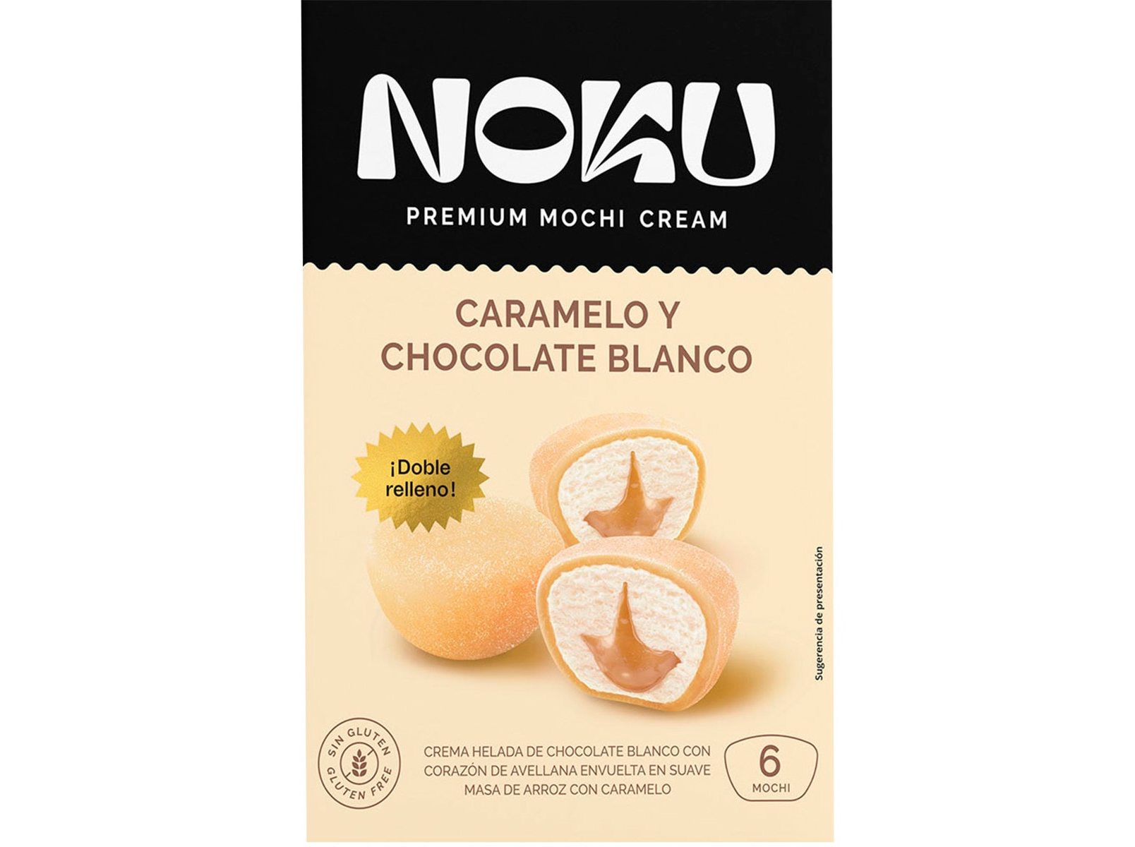 Gelado Mochi Noku Chocolate Blanco 210g (6un) | Auchan