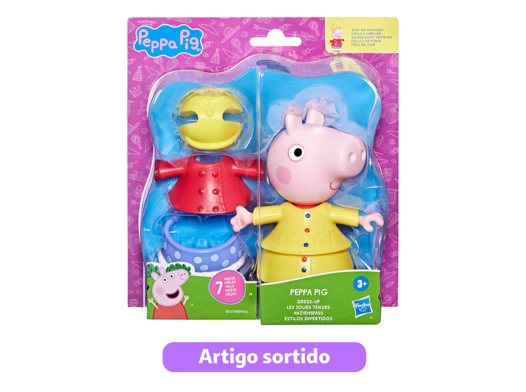 Estilos festivos peppa pig 15cm modelos sortidos