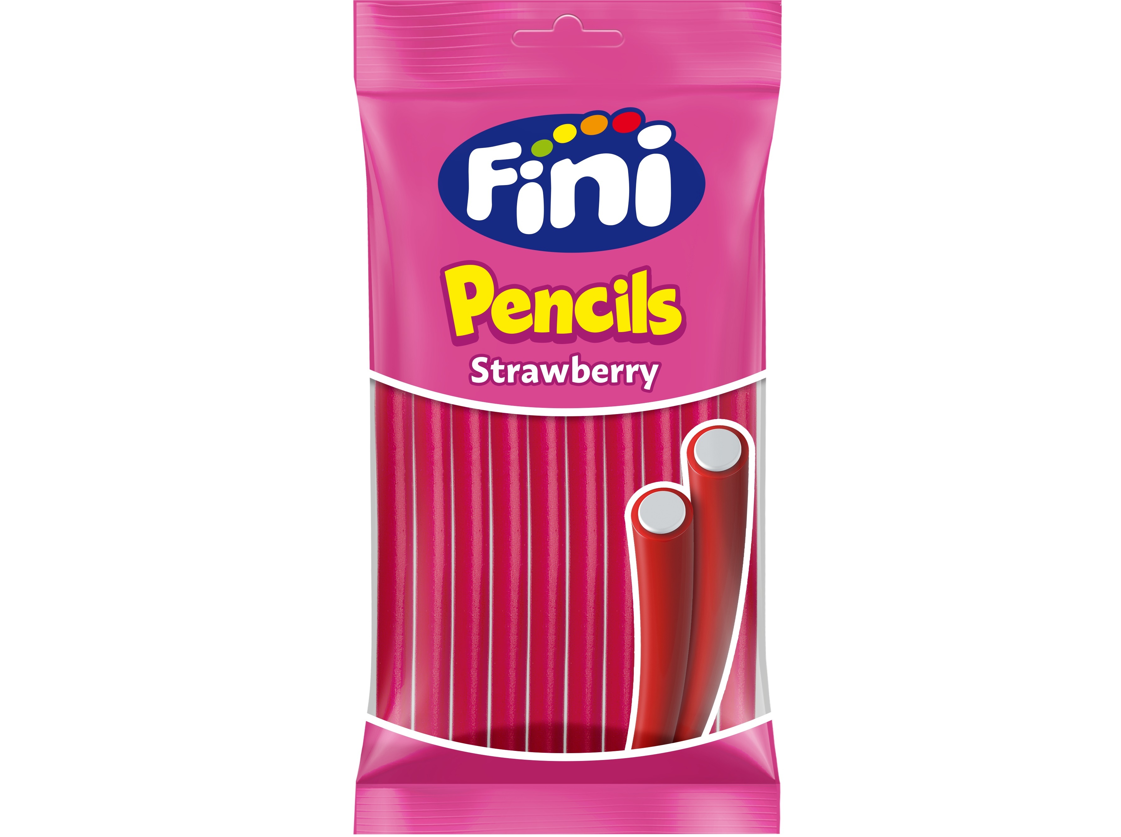 Gomas Fini Tubos Morango 125g