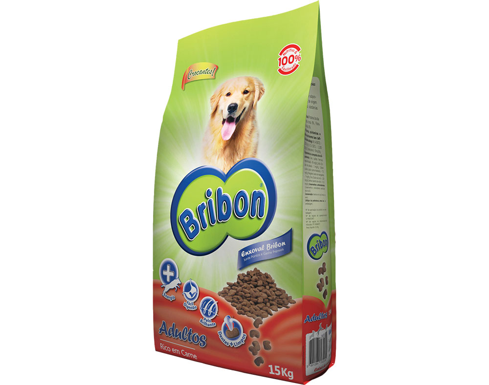 Ração para cão bribon adulto 15kg