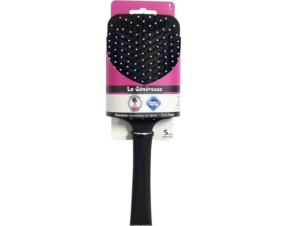 Escova De Cabelo Pneumática Rectangular Raquete Glamour Paris Un