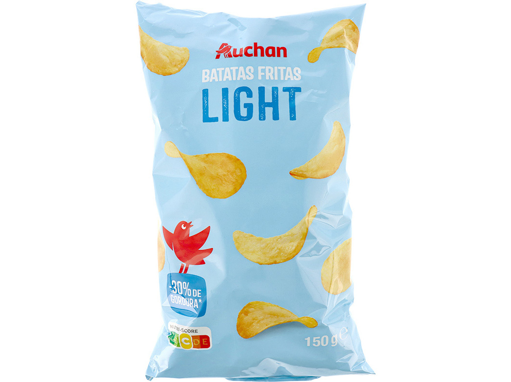 Batatas Auchan Fritas Lisas Light 150g Auchan