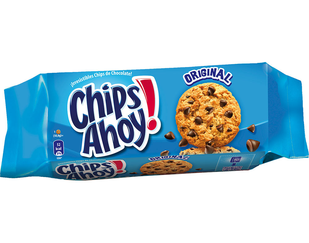 Bolacha chips ahoy com pedaços chocolate 128g