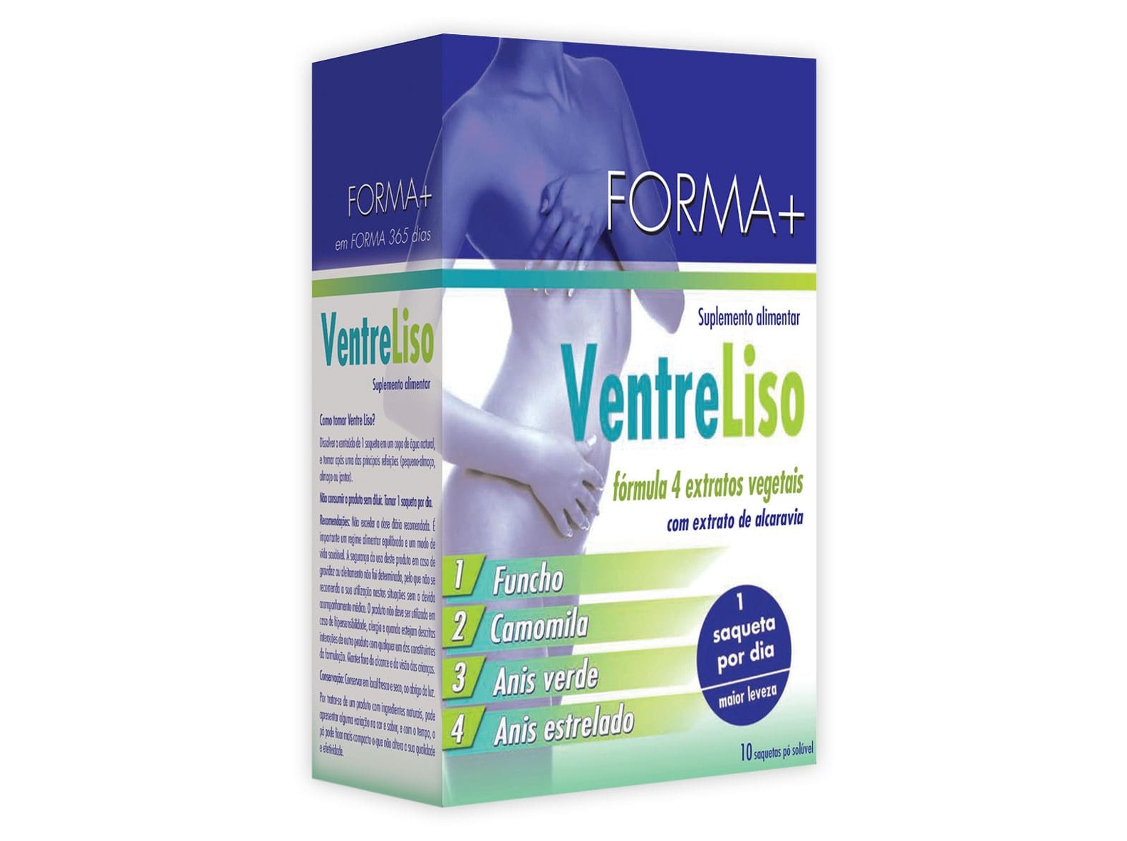 Suplemento Forma+ Ventre Liso 10 Saq Forma+