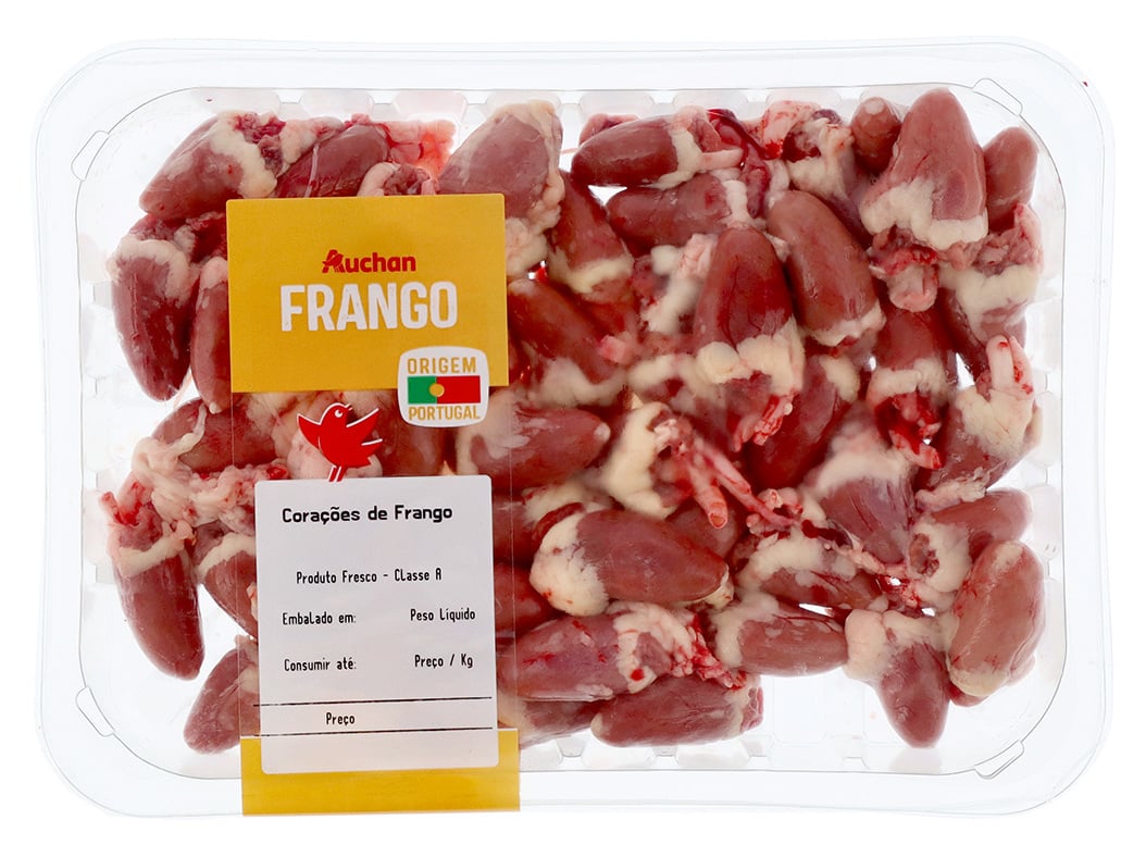 Coração frango auchan kg