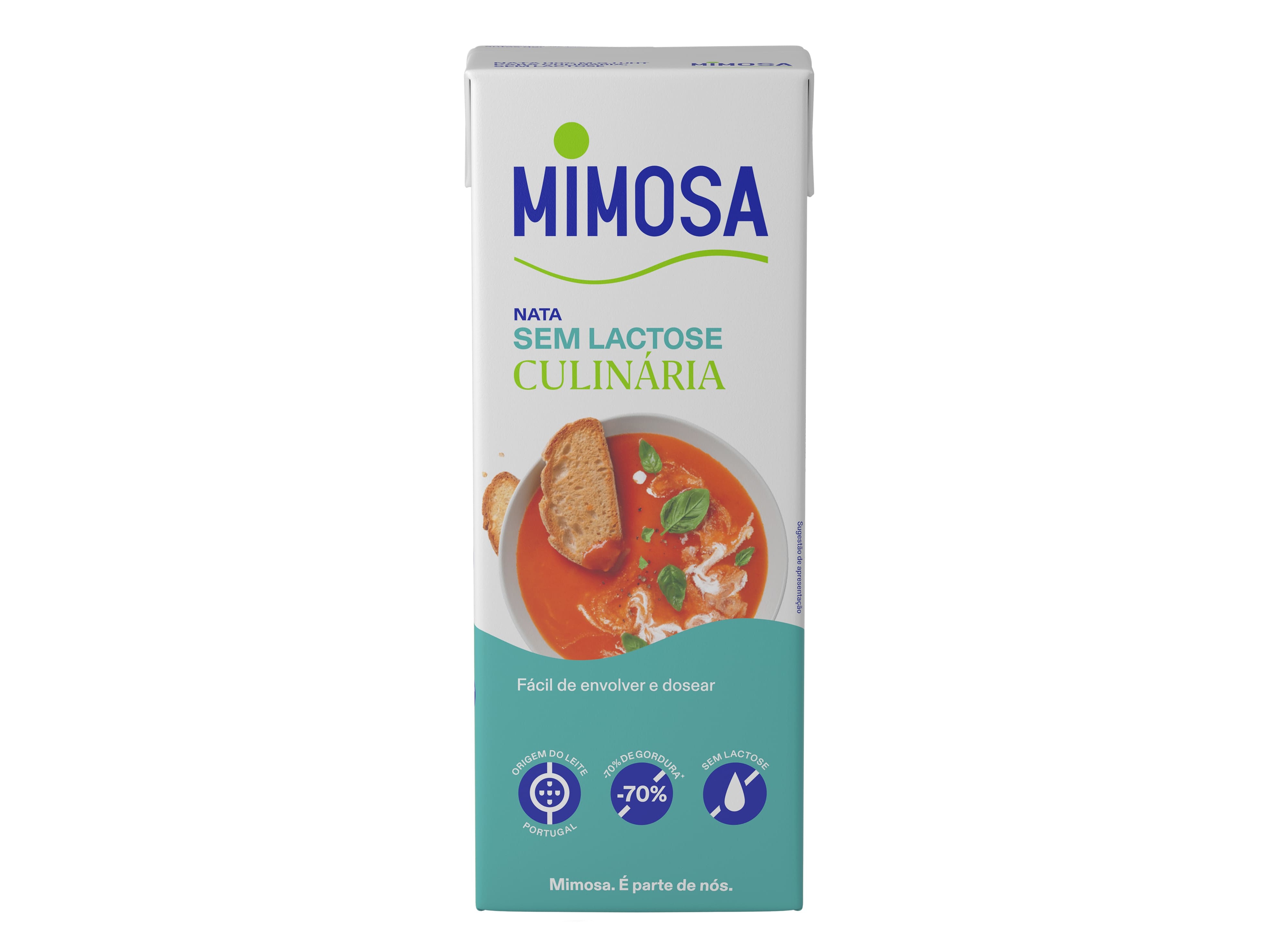 Natas uht mimosa culinaria s/lactose 200 ml