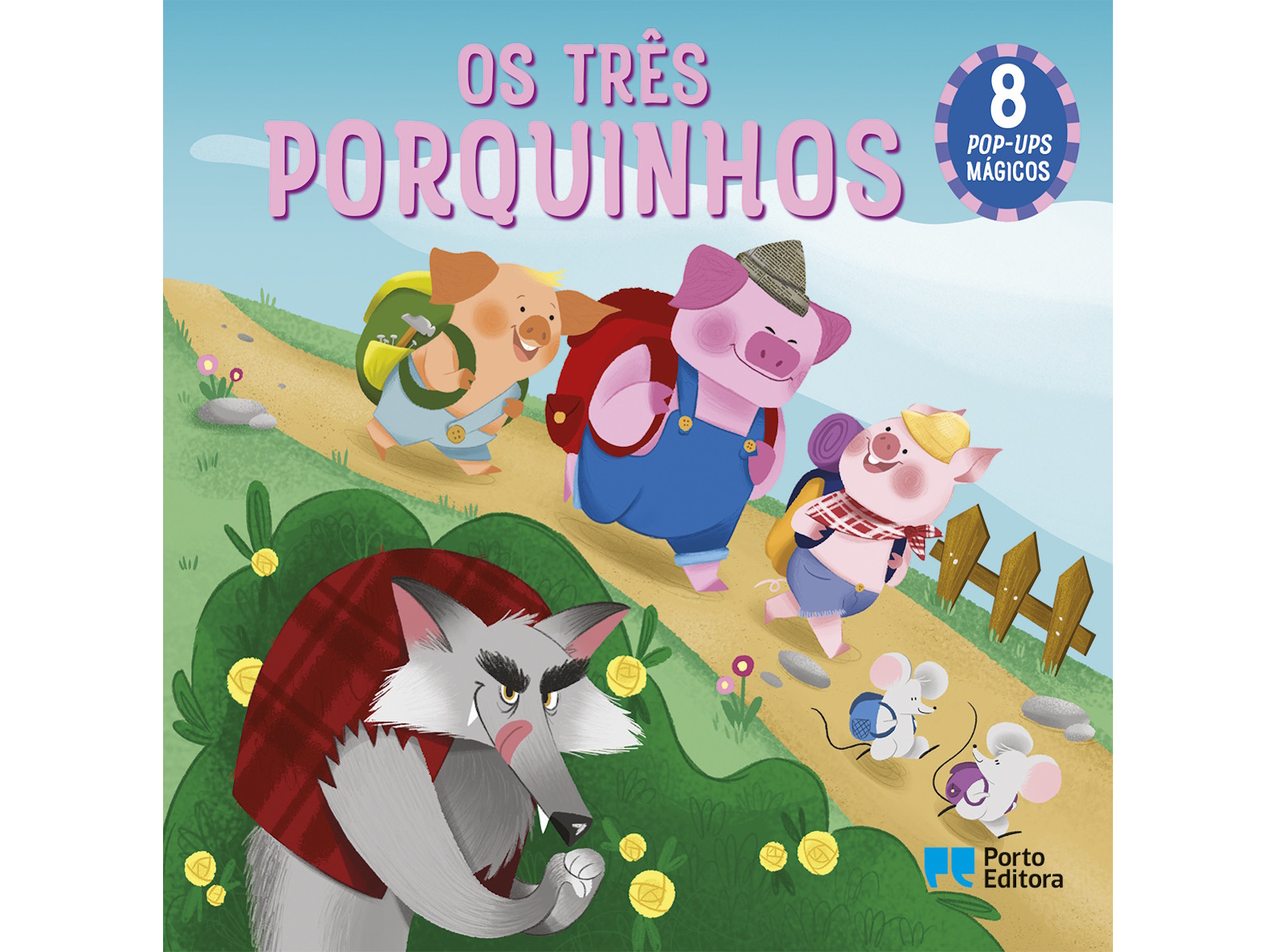 Livro Os Três Porquinhos - 8 Pop-Ups Mágicos de Vários ( Português )