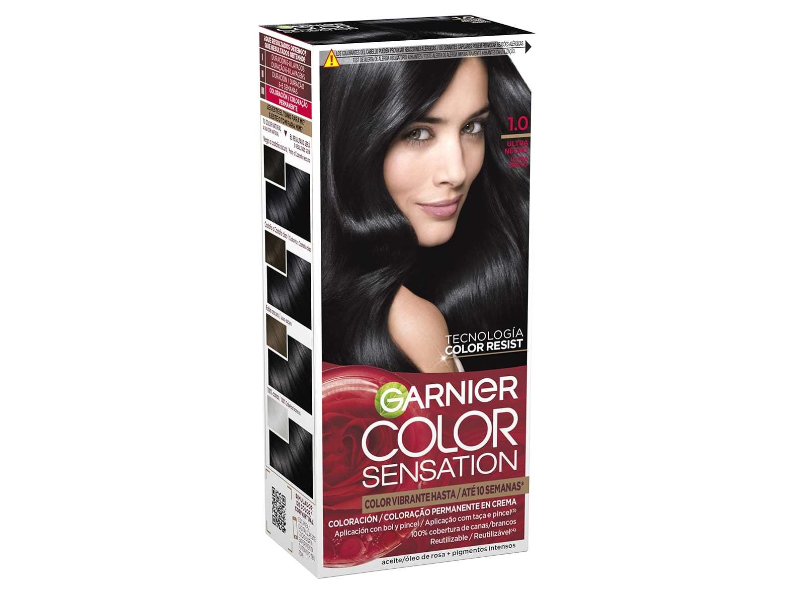 Coloração color sensation 1.0 ultra preto un