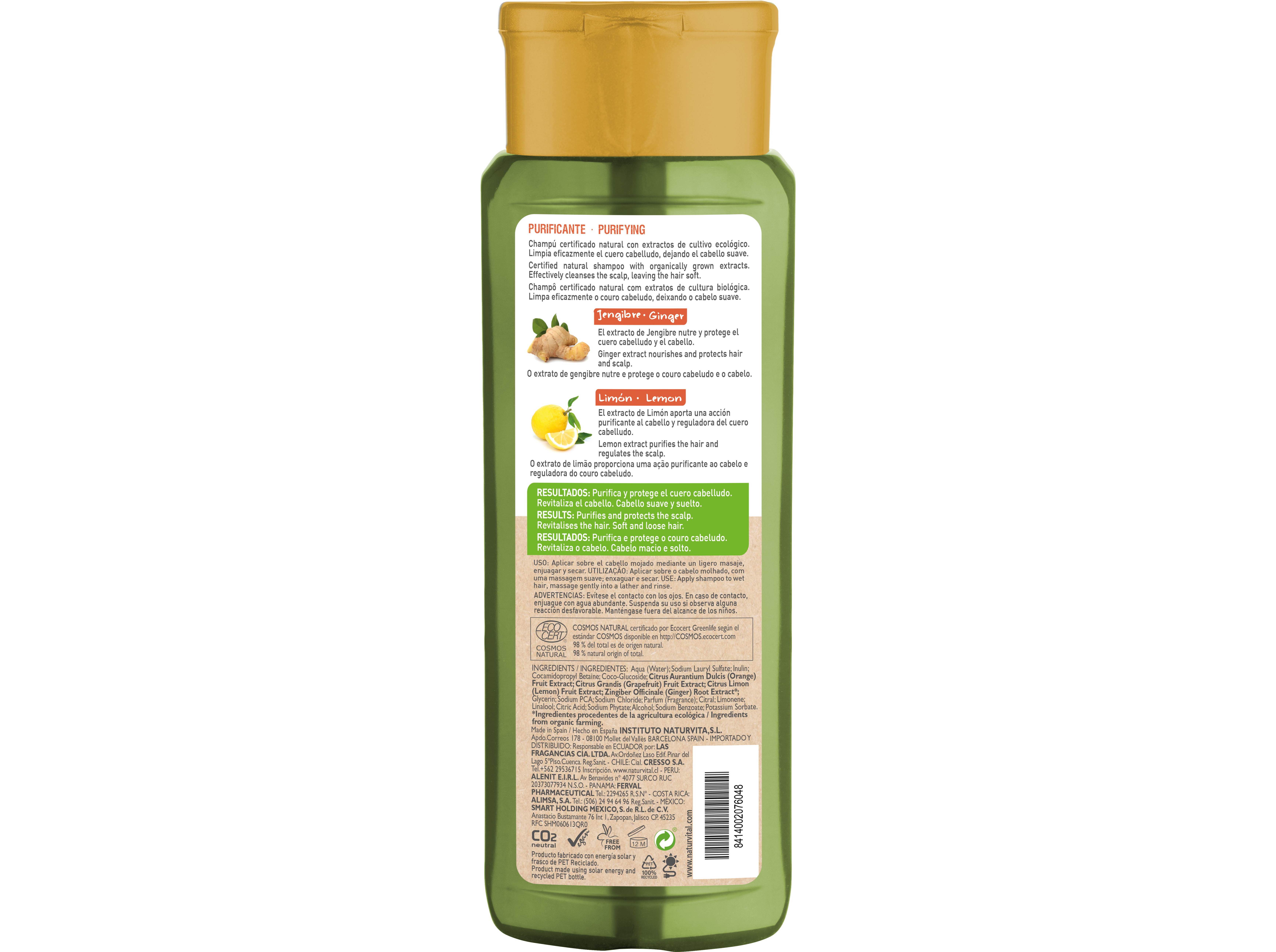 Champô Natur Vital Purificante Cosmos 300ml | Auchan