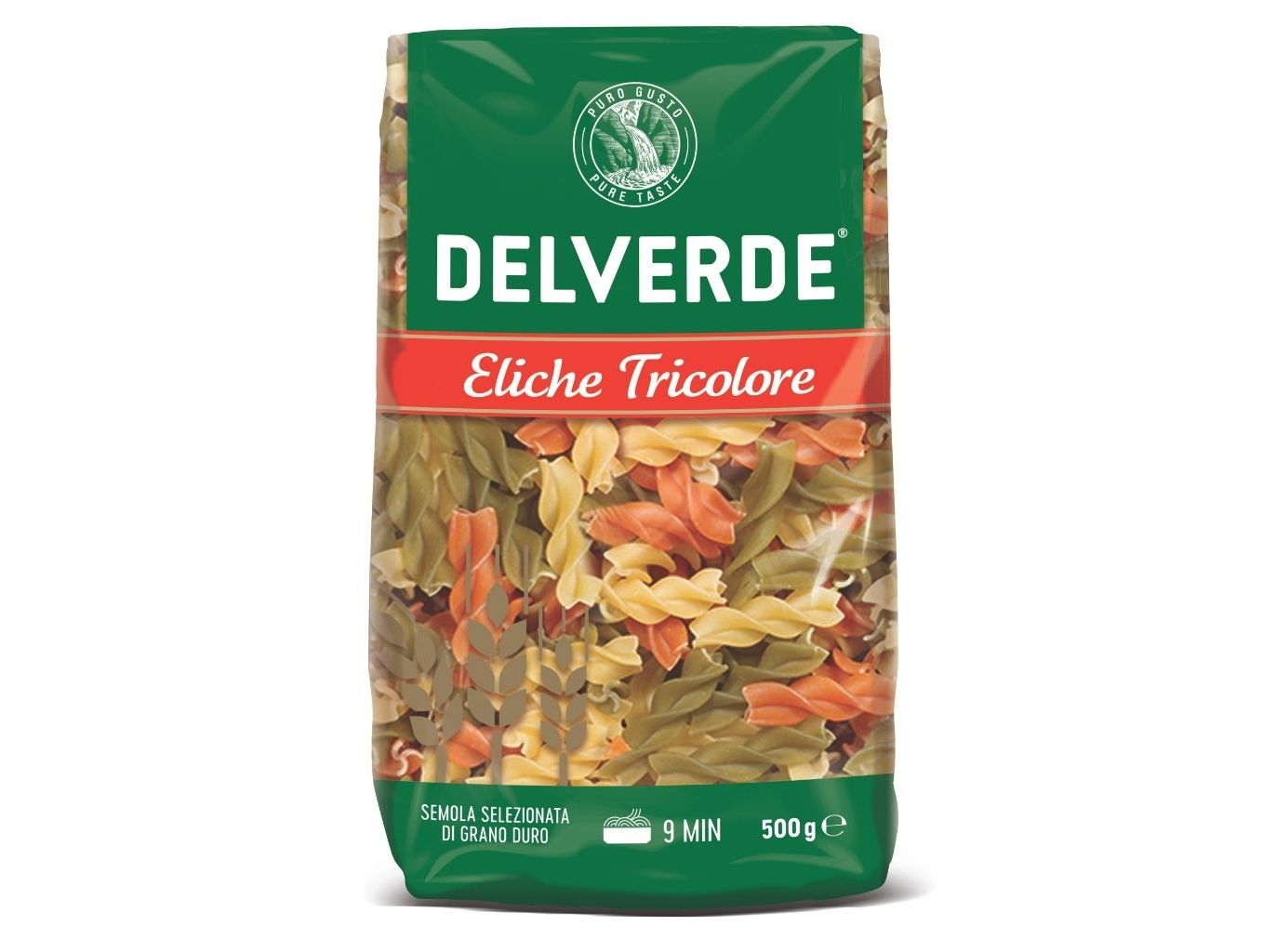 Fusilli Delverde Tricolor 500g Delverde