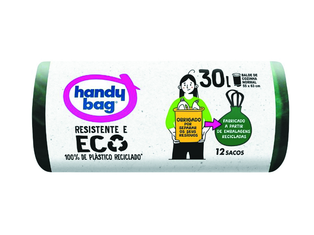 Sacos Do Lixo Handy Bag Antigotas 30l 12 Uni