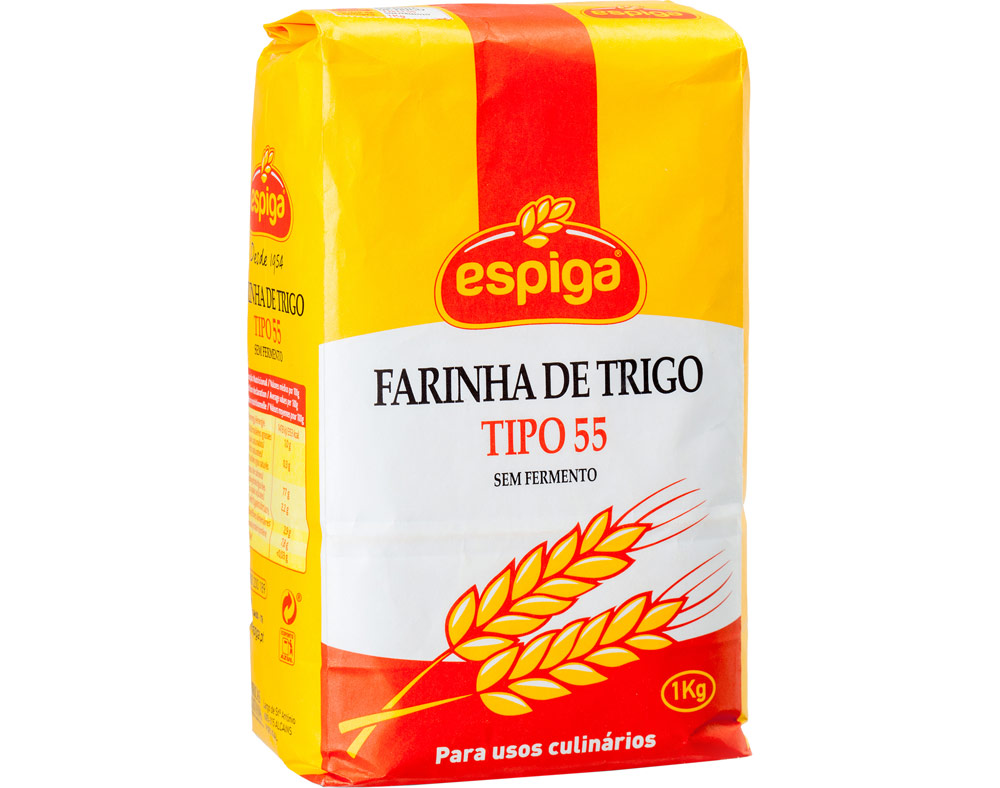 Farinha de trigo tipo 55 espiga 1kg