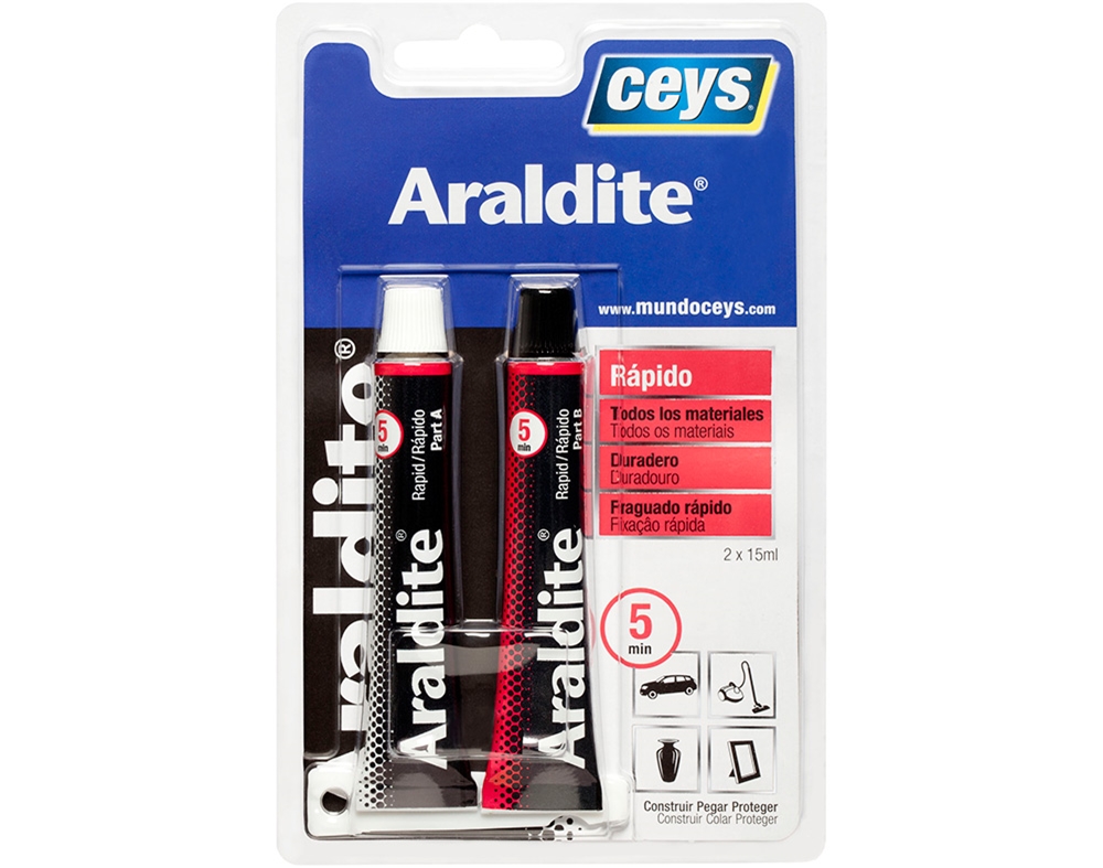 Cola Bi-componente Ceys Araldite Rápida 2x15ml