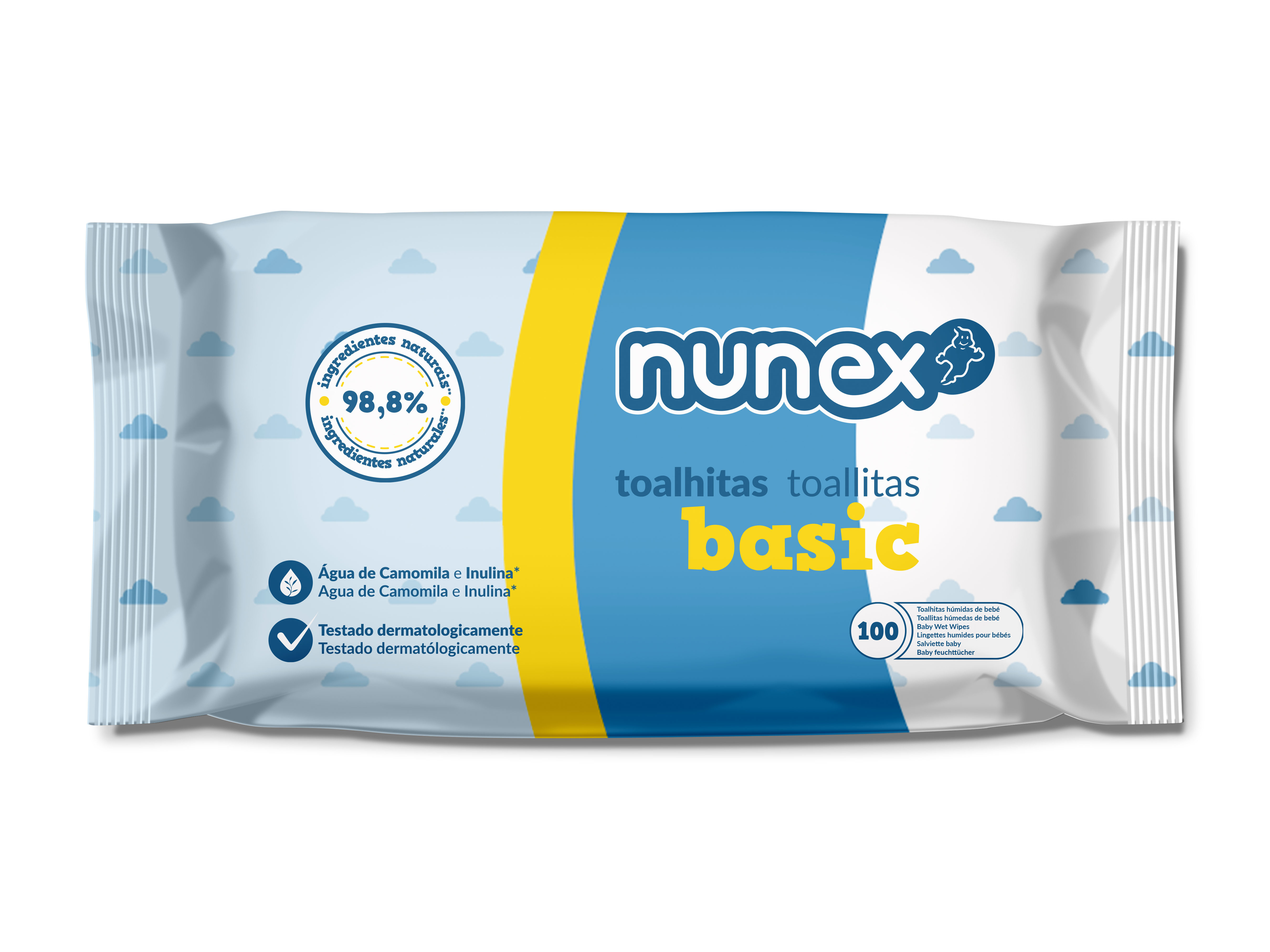 Toalhitas nunex basic 100 un