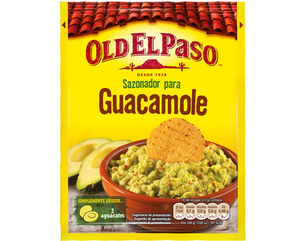 Condimento old el paso para guacamole 20g