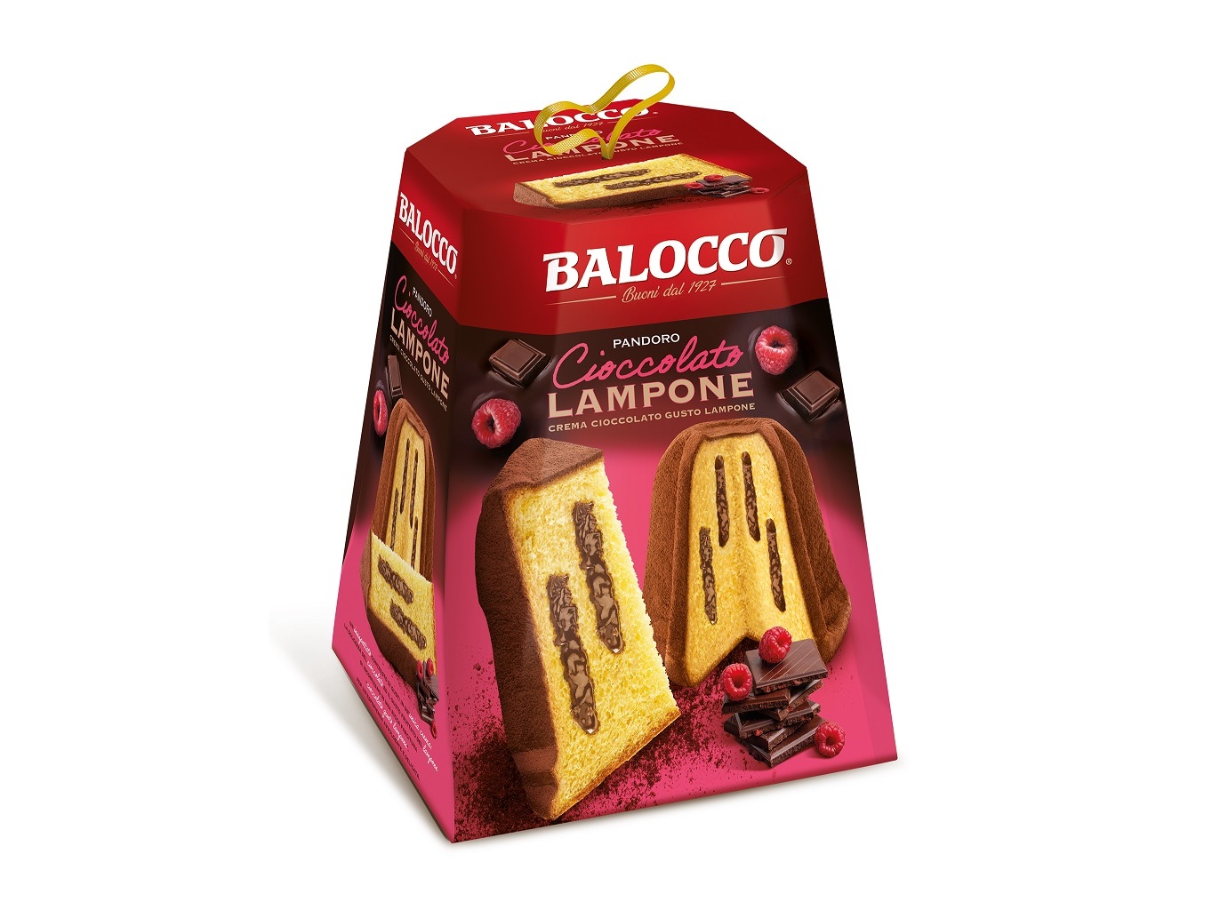 Pandoro Balocco Chocolate E Framboesa 800g