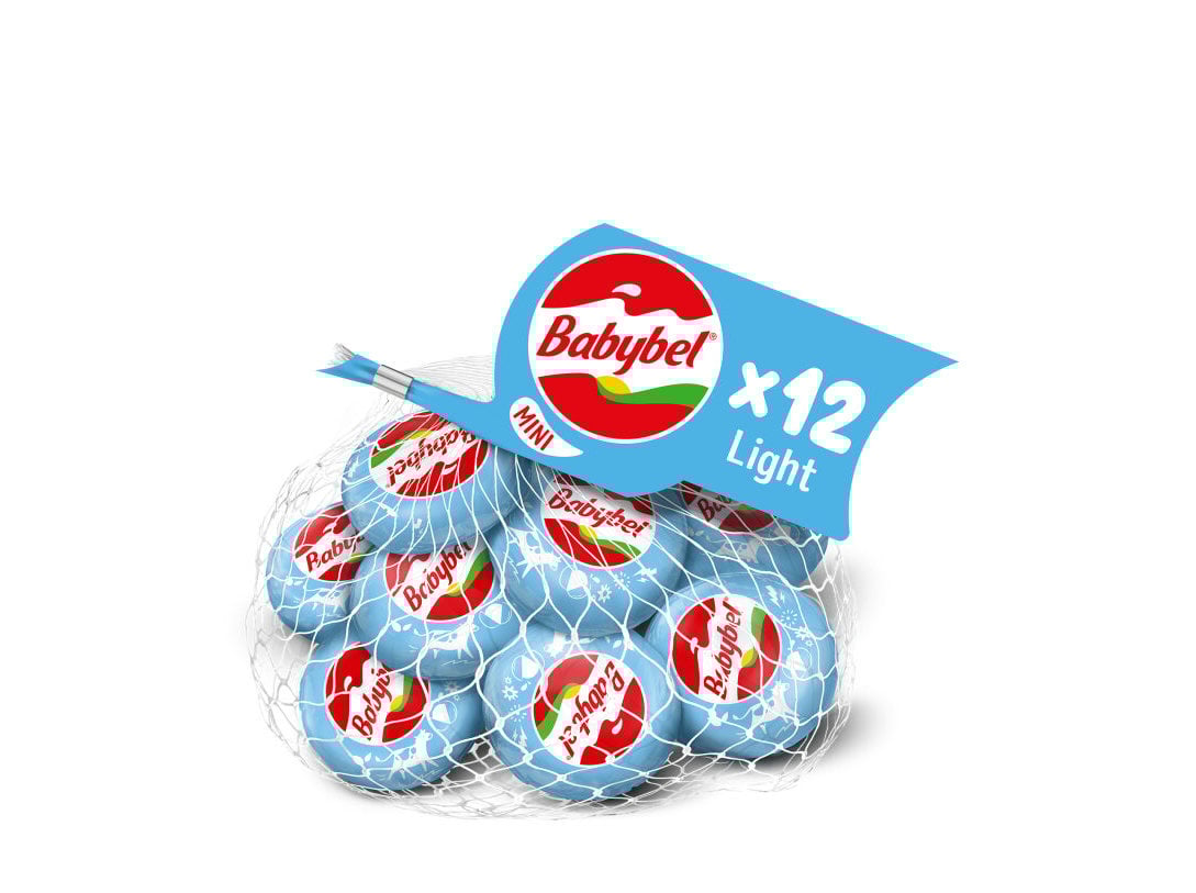 Queijo mini babybel light 12un 240g