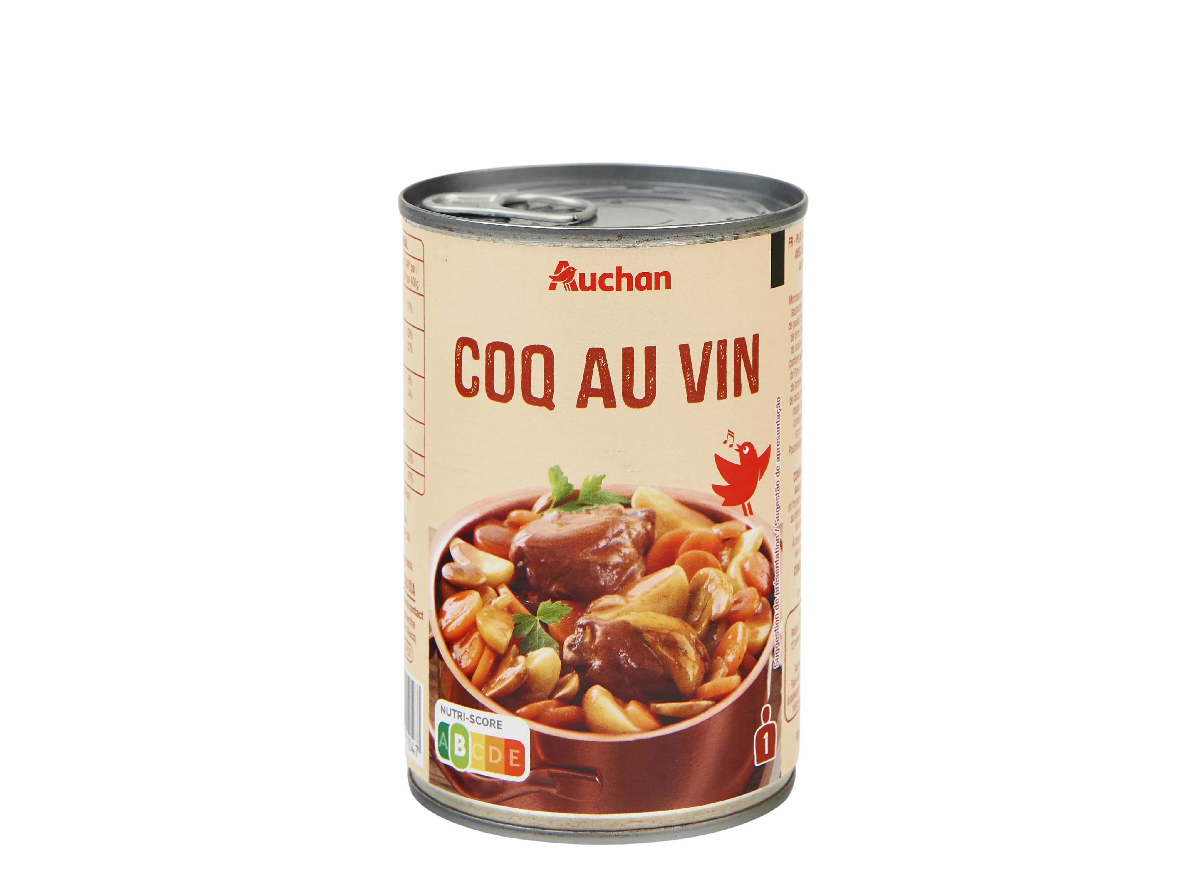 Coq Au Vin Auchan Lata 400g Auchan