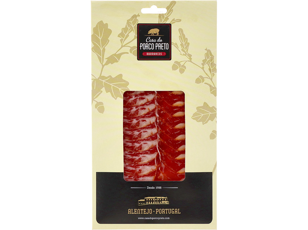 Lombo Porco Iberico Bolota Casa Do Porco Preto Fatias 80g Casa Do Porco Preto