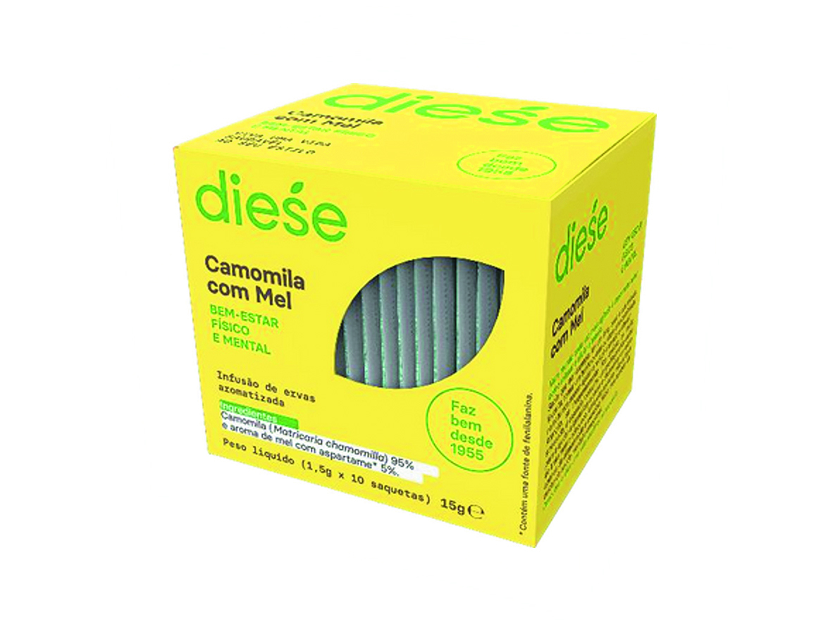 Chá Plantas E Ervas Diese Camomila Com Mel 15g Diese