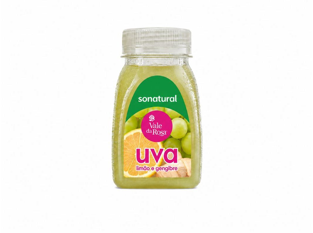 Shot uva limão gengibre sonatural 125 ml