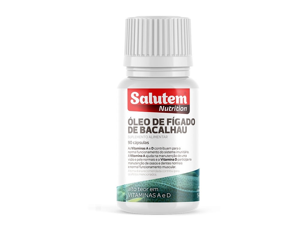 Suplemento Salutem Óleo Fígado Bacalhau 90 Caps Salutem