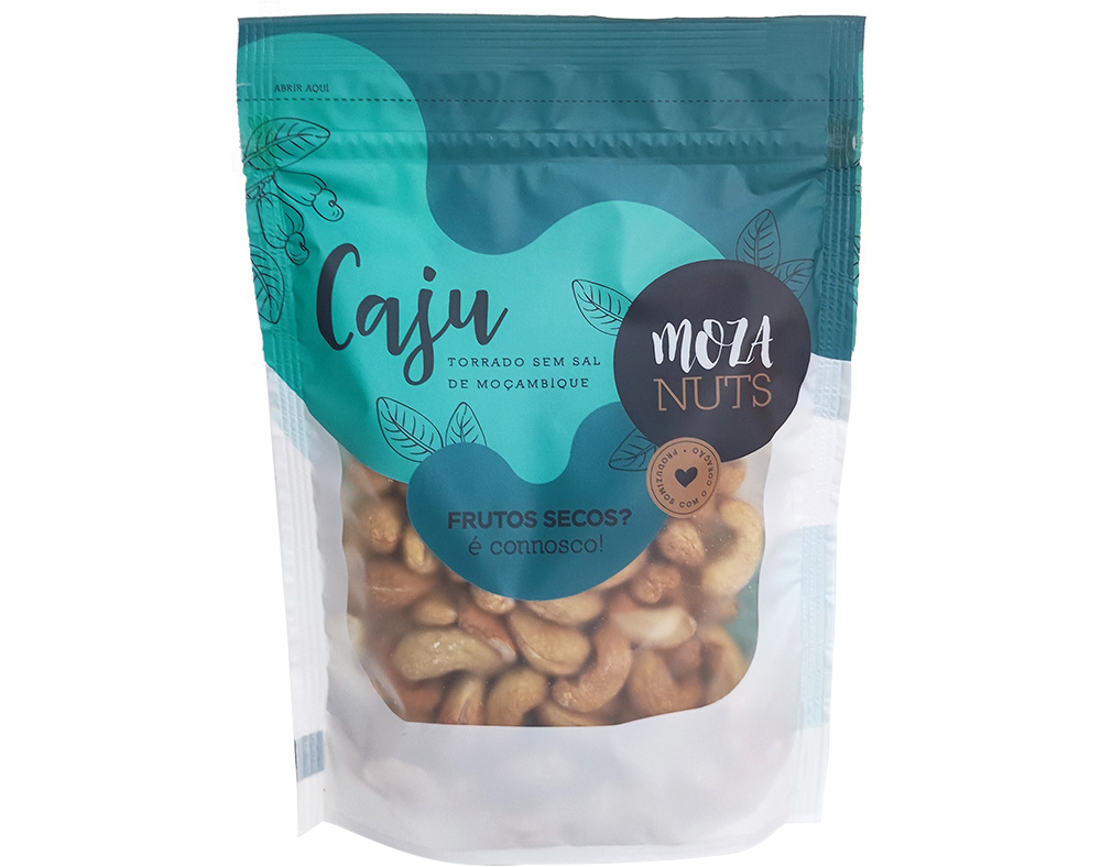 Caju De Moçambique Mozanuts Torrado Sem Sal 200 G Mozanuts