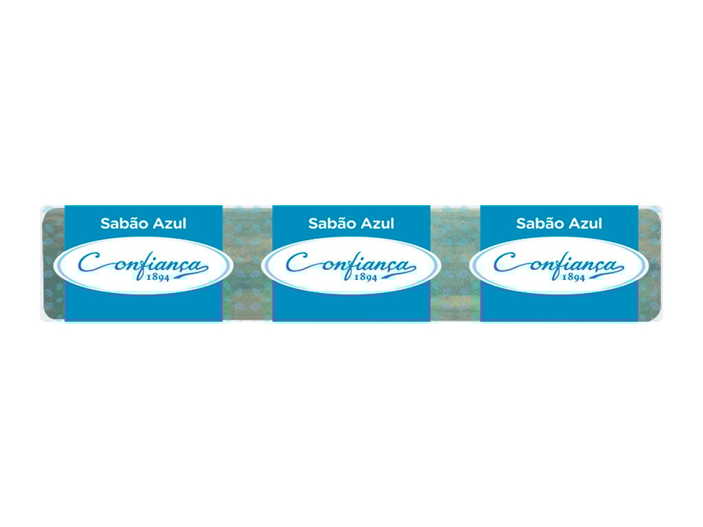 Detergente Roupa Manual Sabão Confiança Azul 1kg