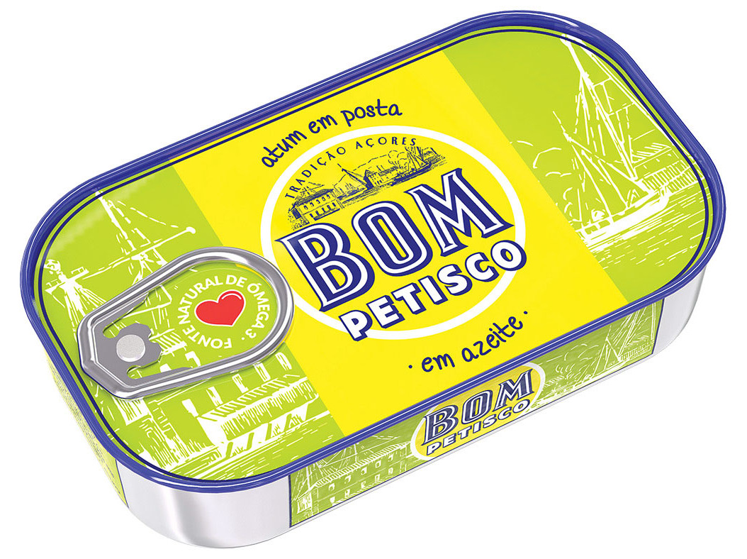 Atum em azeite bom petisco 120(78)g