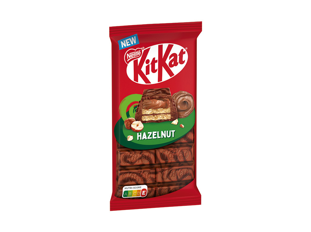 Chocolate leite kitkat bolacha e avelã 99g