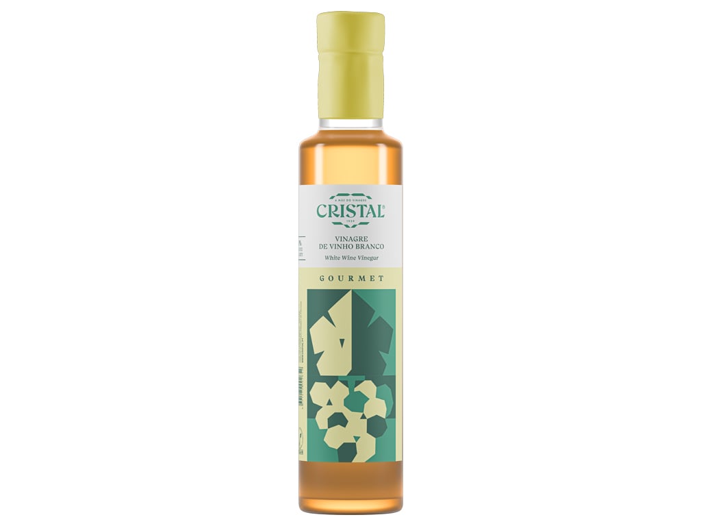 Vinagre Vinho Branco Cristal 8% Acidez 250ml Cristal