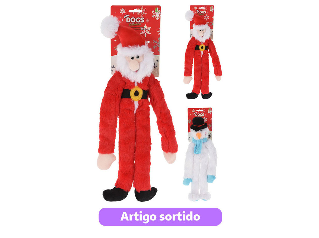 Brinquedo Para Cão Dogs Collection Peluche Natal 42cm Modelos Sortidos