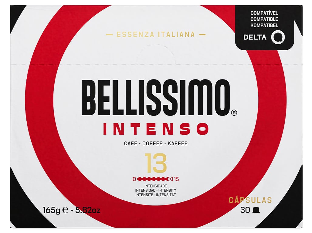 Cápsulas café bellissimo pack 30 unid