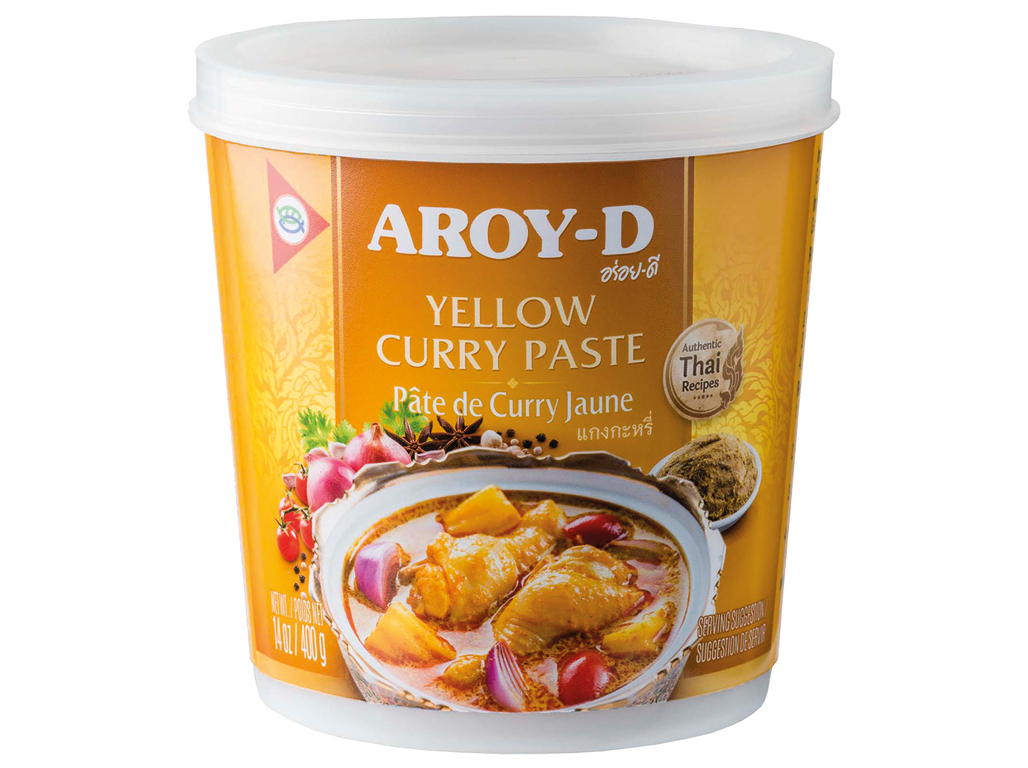Pasta Caril Amarelo Aroy-d 400g Aroy-d