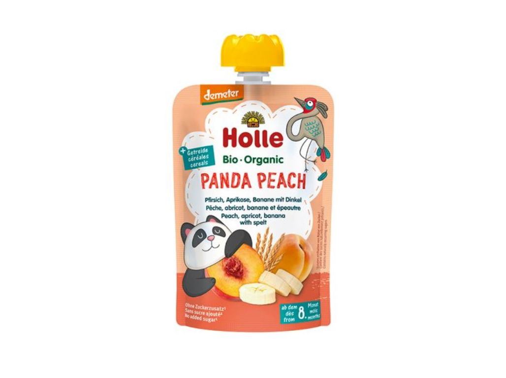 Saqueta Bio Holle Pessego+alperce+banana+espelta 8m+ 100g Holle