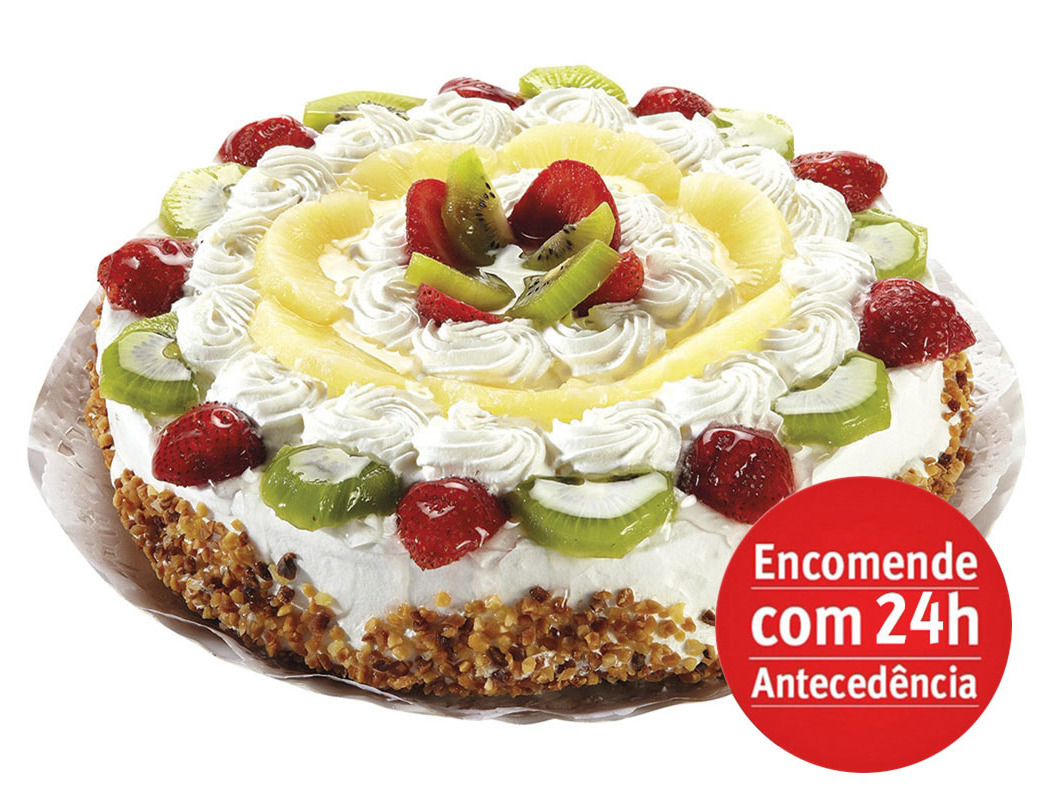 Bolo Chantilly E Fruta Produção Própria Kg Auchan