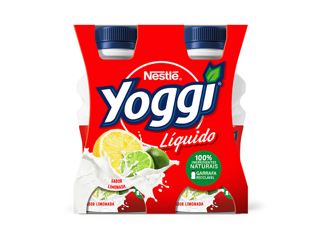 Iogurte Yoggi Líquido Limonada 4x160g
