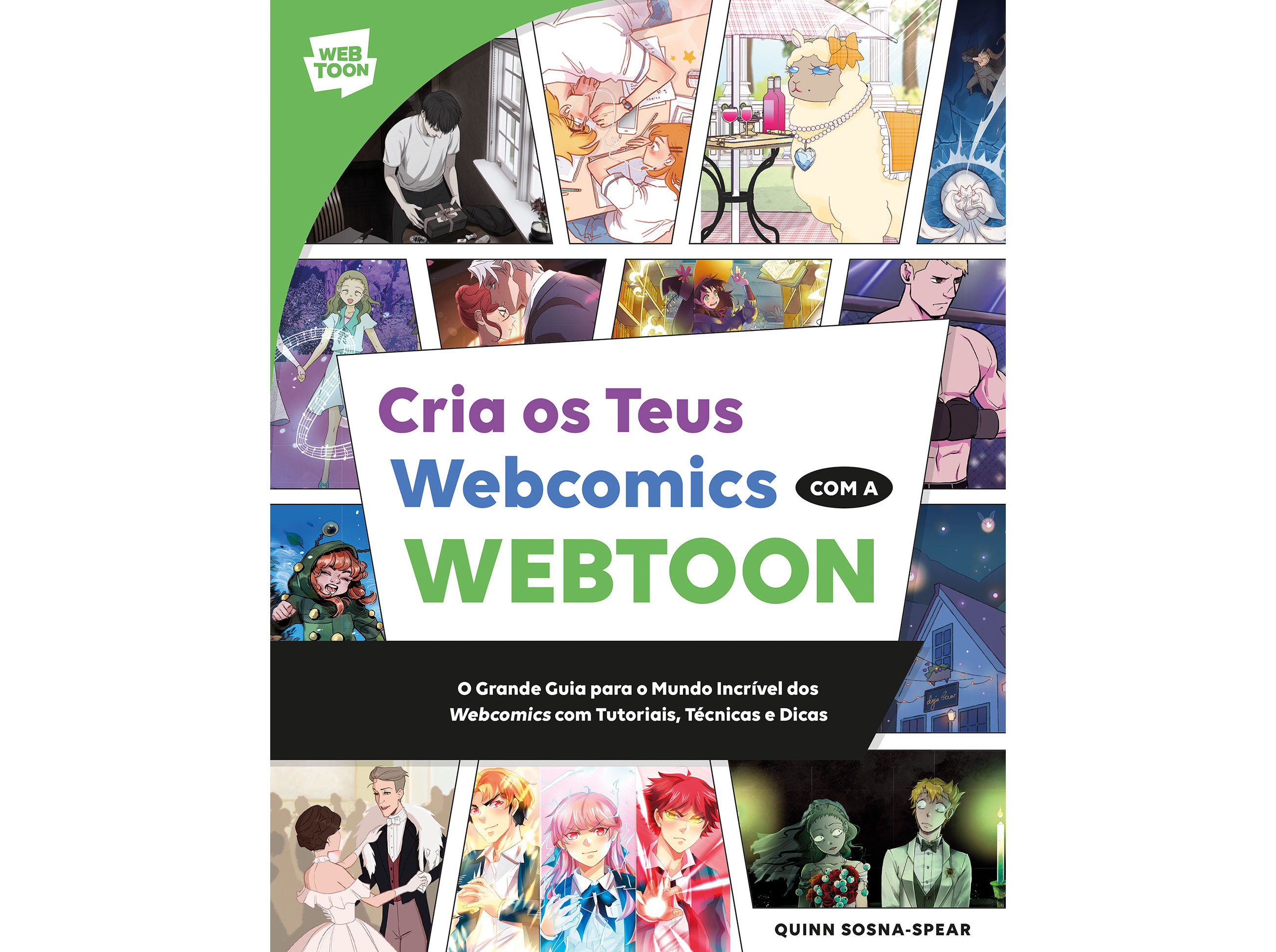 Livro cria os teus webcomics com a webtoon quinn sosna-spear