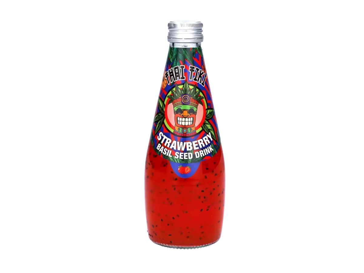 Bebida C/ Semente De Manjericão Thai Tiki Morango 290ml Thai Tiki
