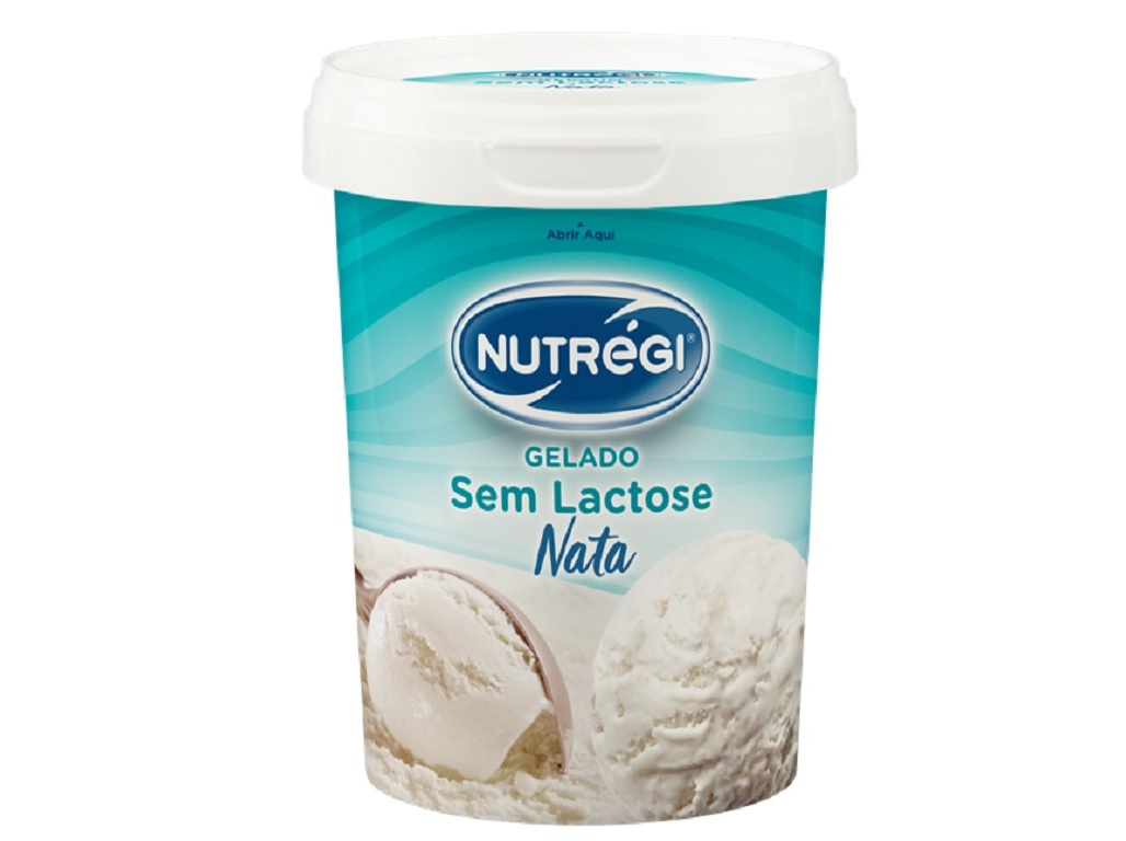 Gelado Nutrégi Sem Lactose Nata 500ml Nutrégi