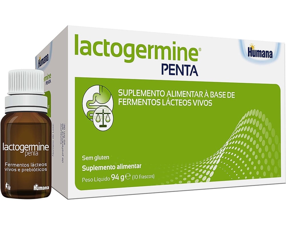 Suplemento Lactogermine Penta 8ml X 10 Frascos Lactogermine