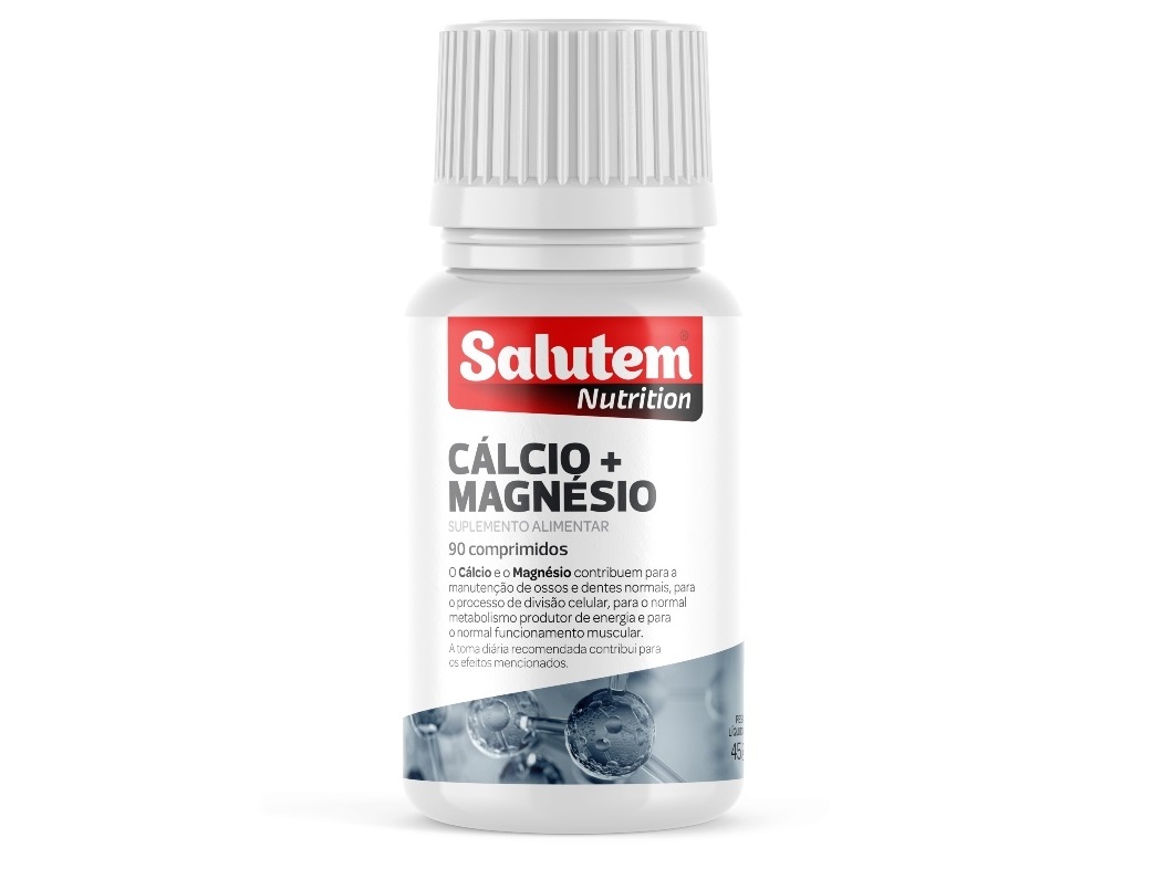 Suplemento Salutem Cálcio Magnésio 90 Comp Salutem