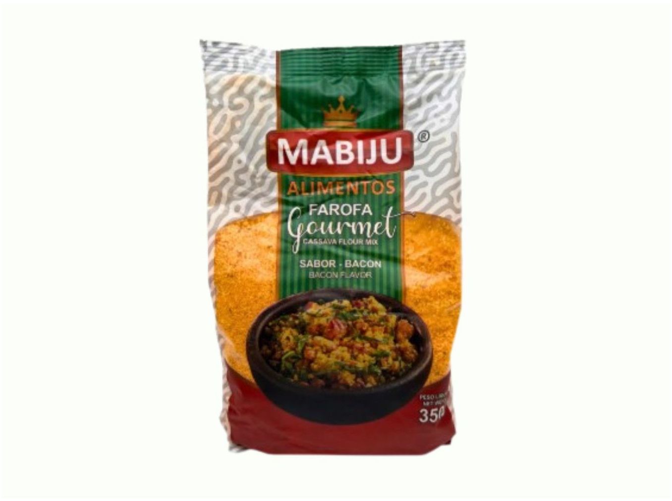 Farofa Pronta Mandioca Mabiju Bacon 350g Mabiju