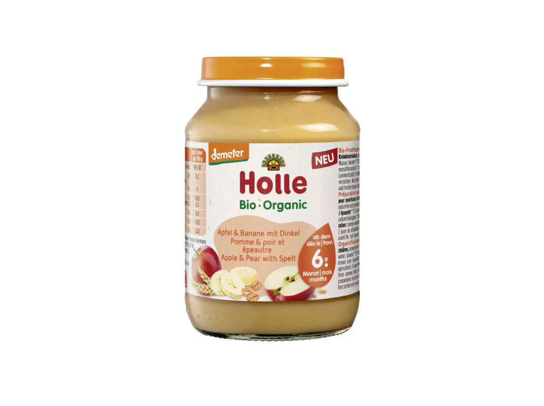 Bioao Bio Pure Holle Maça Banana Espelta 190g Holle