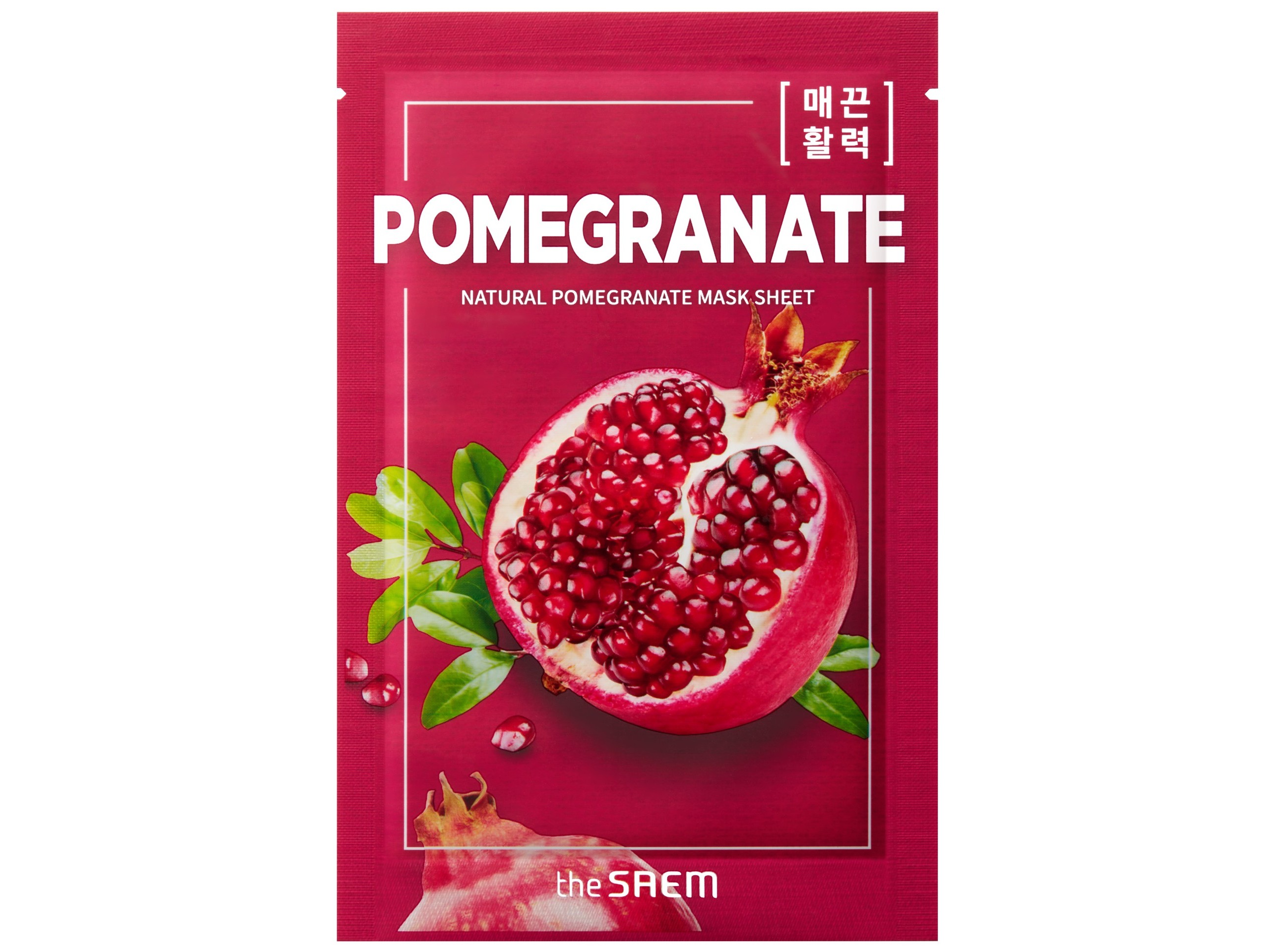Máscara facial tecido the saem romã 1un
