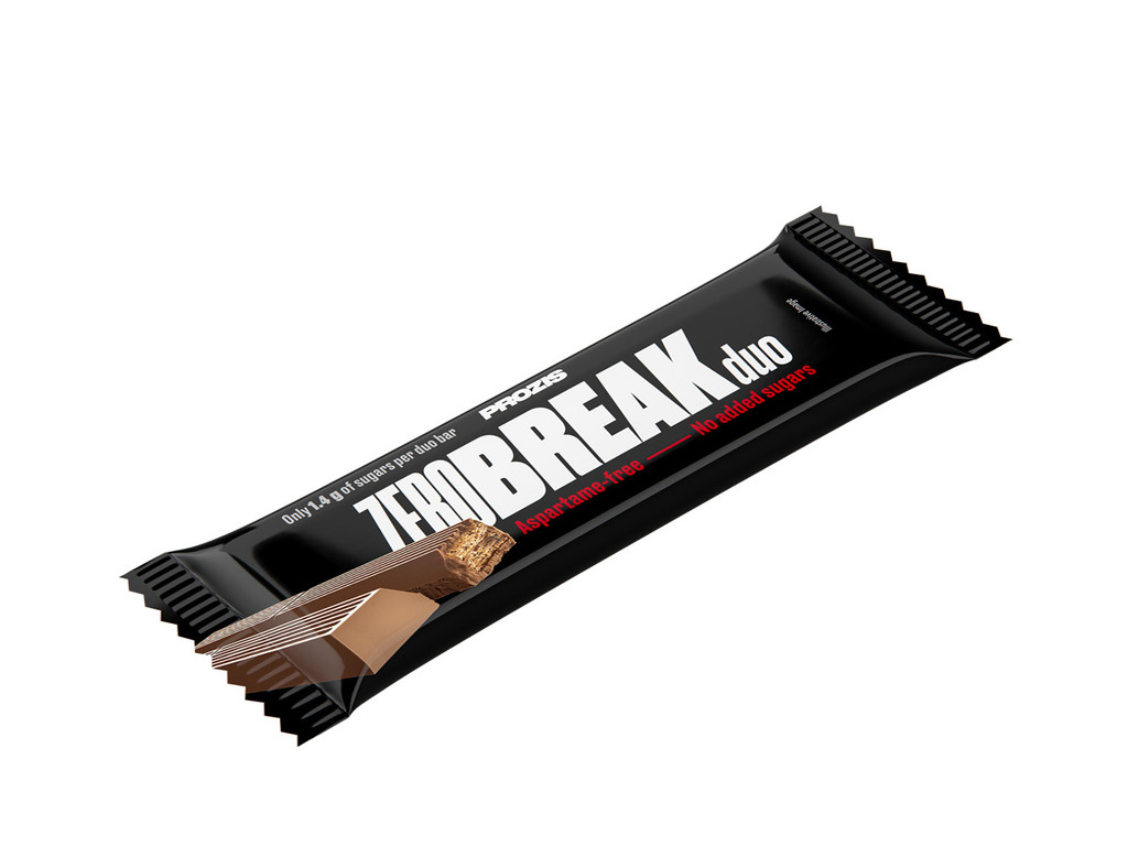 Chocolate prozis zero break duo leite 22g