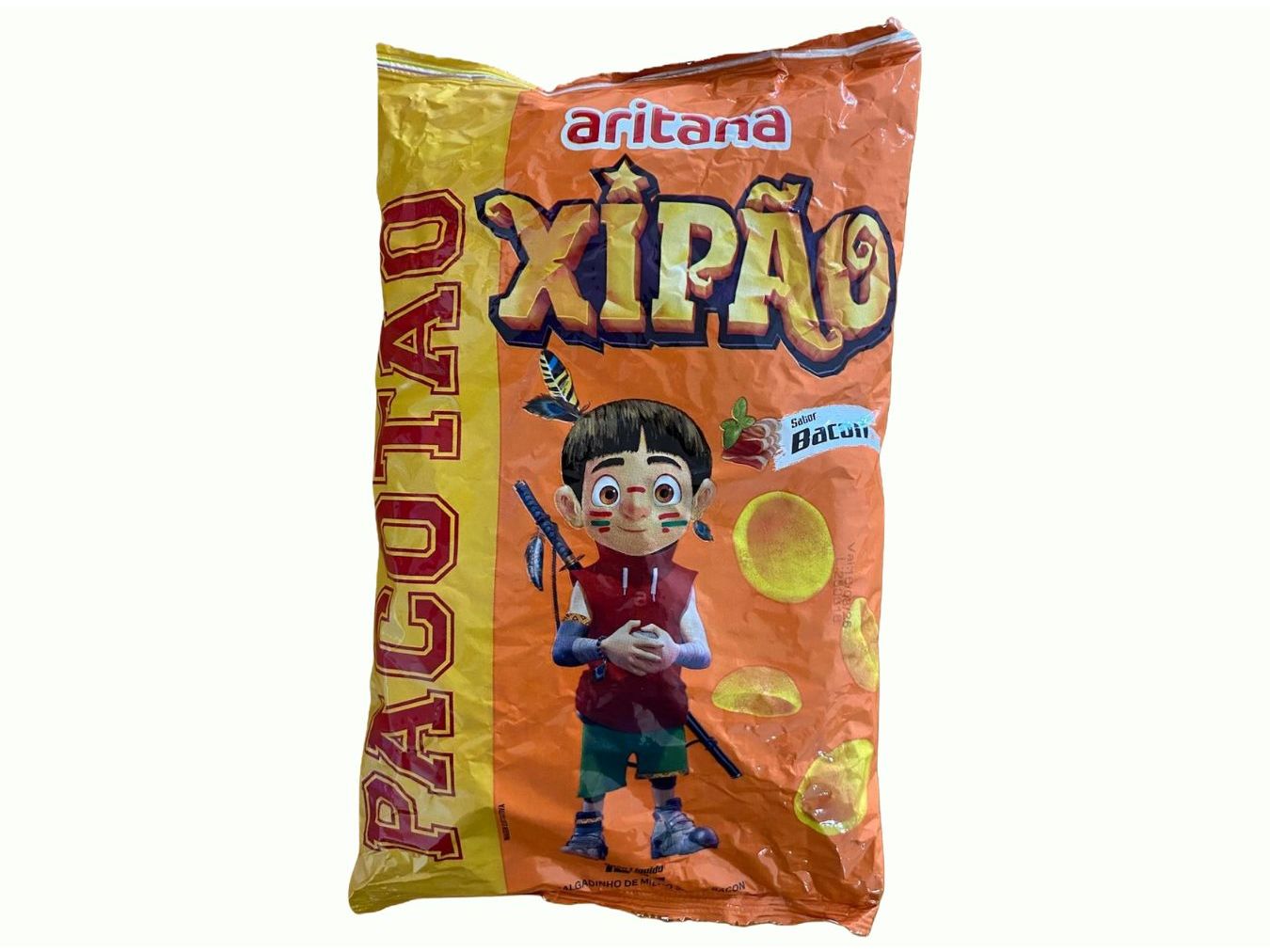 Snacks Aritana Xipão Sabor Bacon 120 G